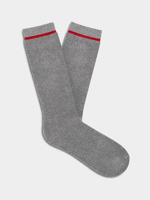 Men's Kyro Cozy Crew Sock marled grey