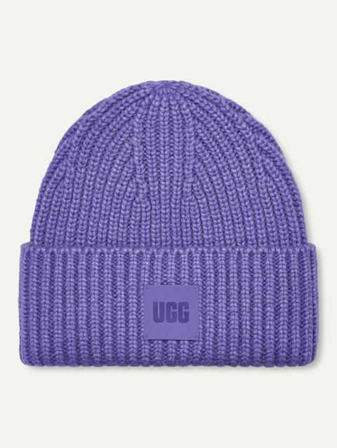 All Gender Chunky Rib Beanie lupine