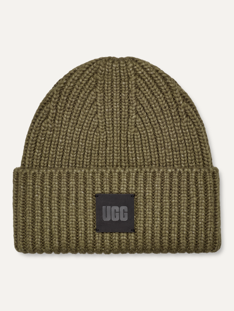 All Gender Chunky Rib Beanie burnt olive