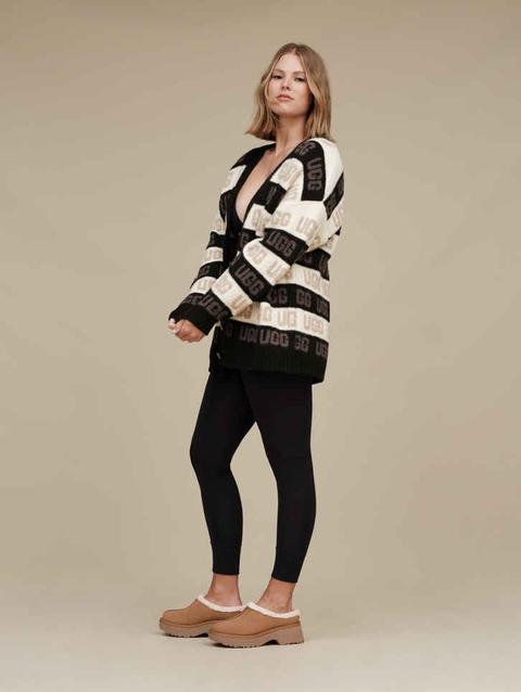 Women's UGG Graphic Logo Cardigan black multi