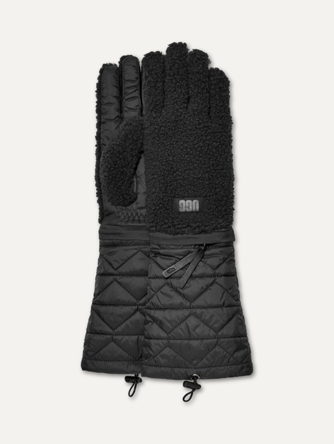 Women's AW UGGfluff Modular Glove black