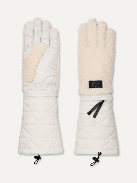 Women's AW UGGfluff Modular Glove nimbus