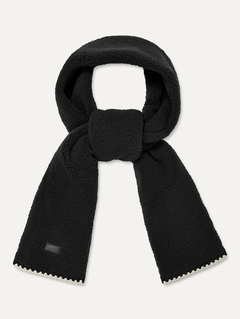 Women's UGGfluff Scalloped Scarf black