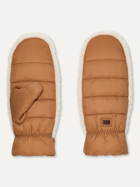 Women's AW UGGfluff Mitten chestnut