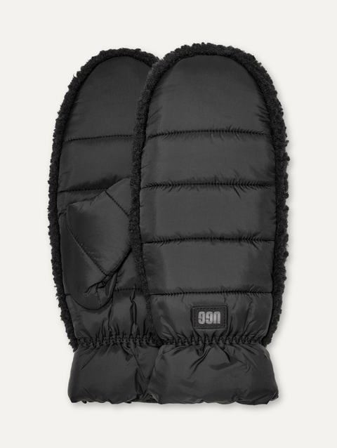 Women's AW UGGfluff Mitten black