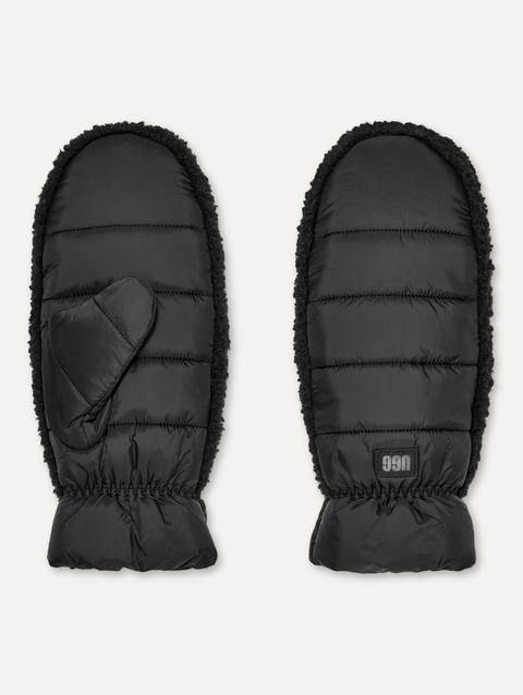 Women's AW UGGfluff Mitten black