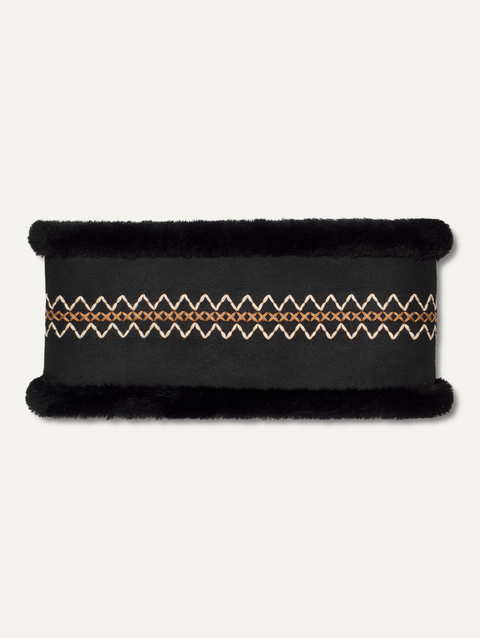 Women's Atherson Embroidered Headband black