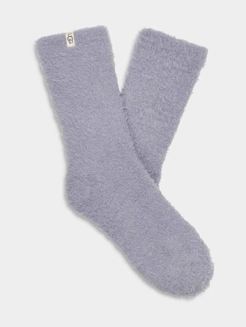 Women's Teddi Cozy Crew Sock cloudy grey