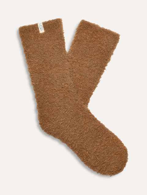 Women's Teddi Cozy Crew Sock chestnut