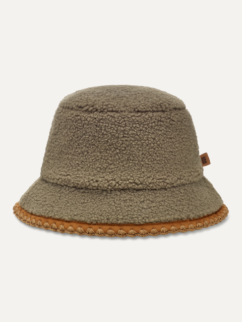 Women's UGGfluff Scalloped Hat moss green