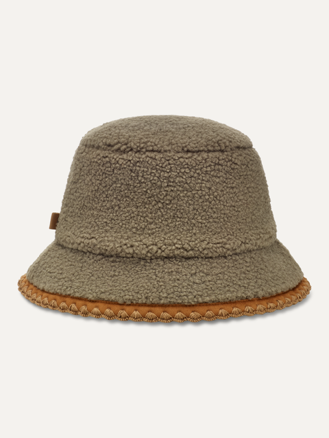 Women's UGGfluff Scalloped Hat moss green