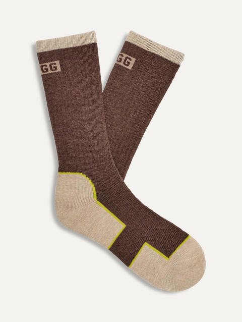 Men's Lockhart Winter Boot Sock burnt cedar / white pepper