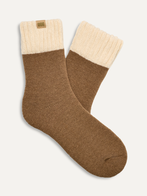 Men's Camdyn Cozy Sock chestnut / cream